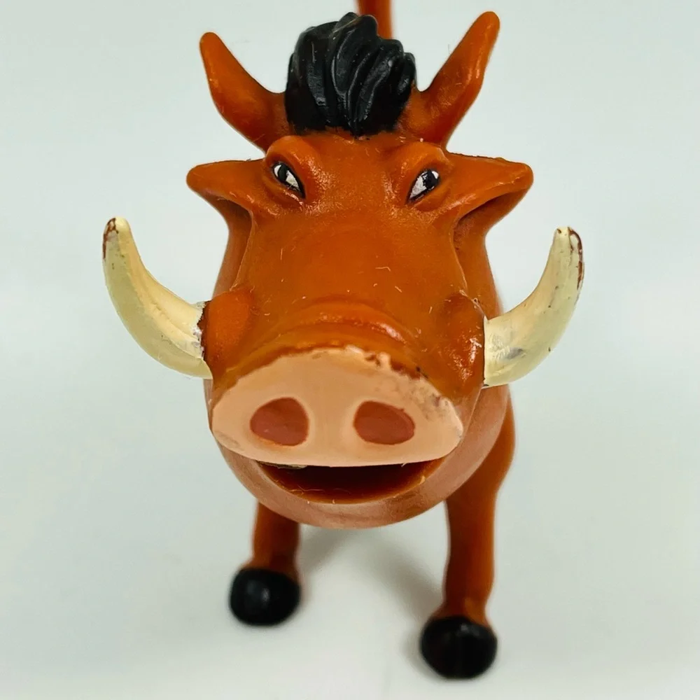 Vintage The Lion King Pumbaa Warthog PVC Figure Disney Cake Topper Mattel